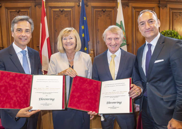 Wir gratulieren Hans Sünkel zum Ehrenring der Stadt Graz